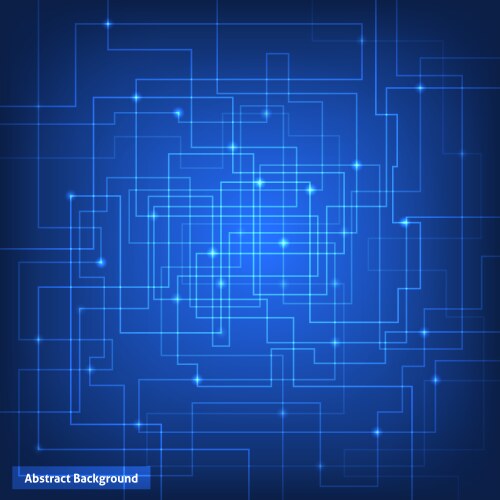 Digital Circuit Network Background vector image