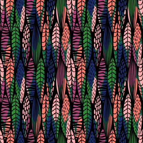 Tribal ethnic seamless pattern with geometric – Royalty-Free Vector ...