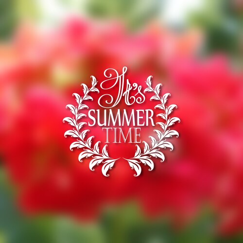 Typographic design with text Vector Image