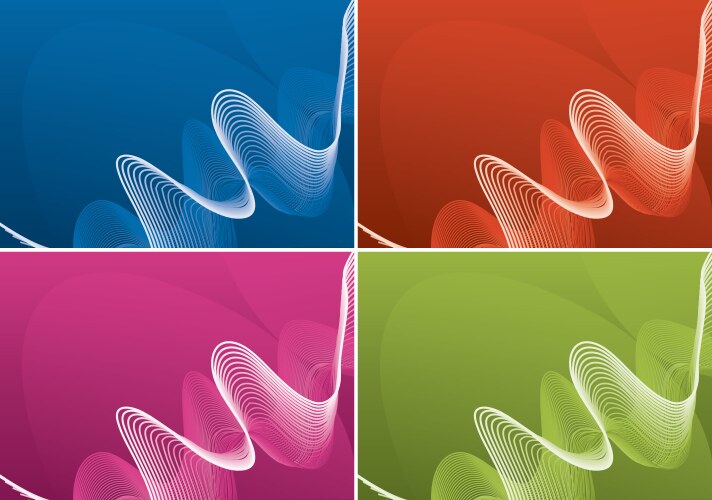 Background template with abstract patterns vector image