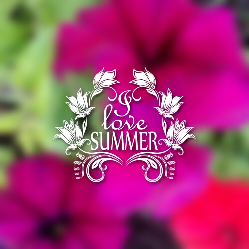 Typographic design with text Vector Image