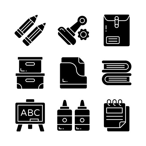 Offering an array of meticulously crafted tools vector image