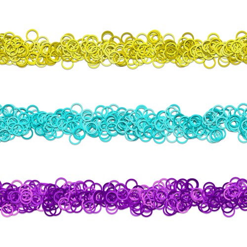 Random circle pattern line divider set from vector image