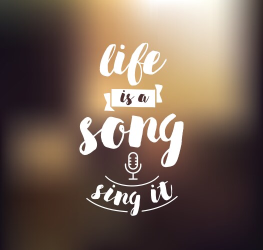 Celebrate life hand lettering typography poster Vector Image