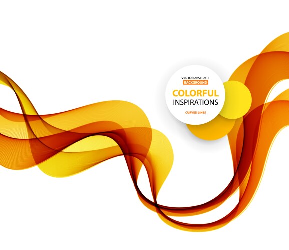 Smooth wave stream line abstract header layout vector image