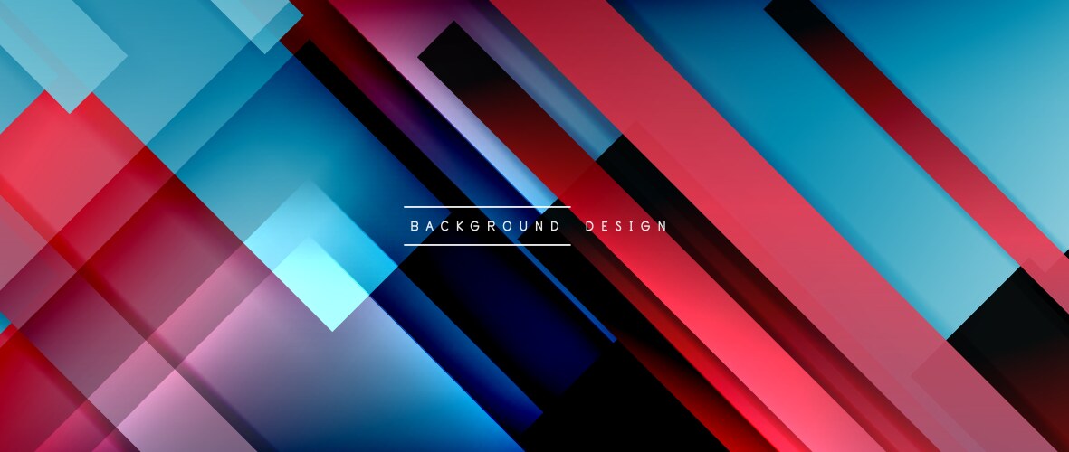 dynamic lines on fluid color gradient trendy vector image