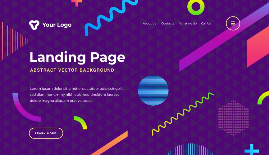 Abstract Geometric Background Vector Image