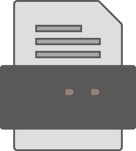 Cpp file document icon vector image