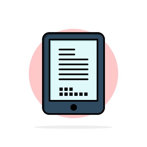 Mobile coding hardware cell abstract circle vector image