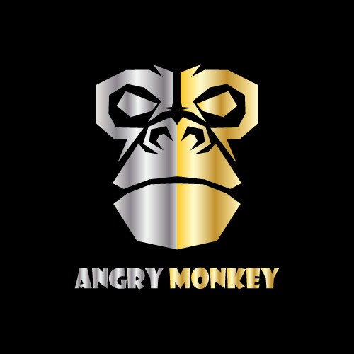 Monkey mascot logo Royalty Free Vector Image - VectorStock