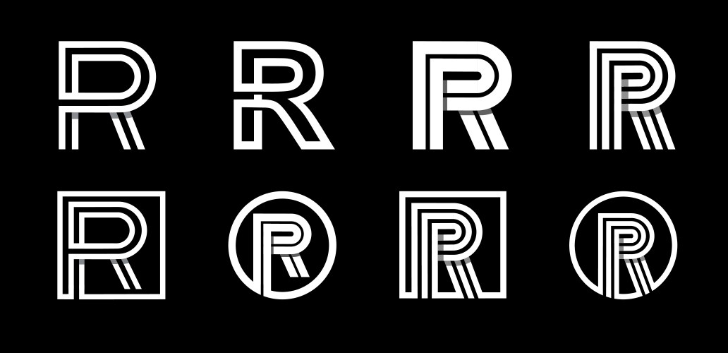 Creative Letter Logo R Typography Vector Images (over 34,000)