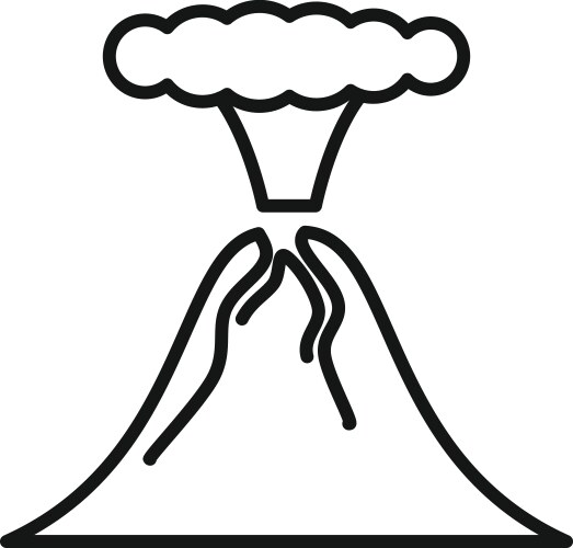 Volcano Outline Vector Images (over 2,600)