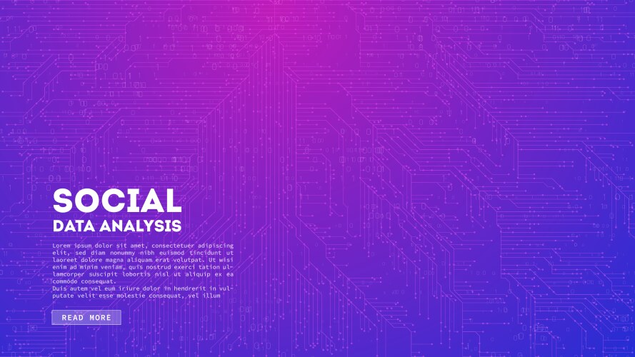 Big data cloud computing blockchain visualiztion vector image