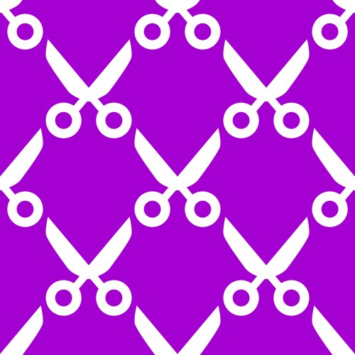 Scissors web icon flat design seamless pattern vektorbild
