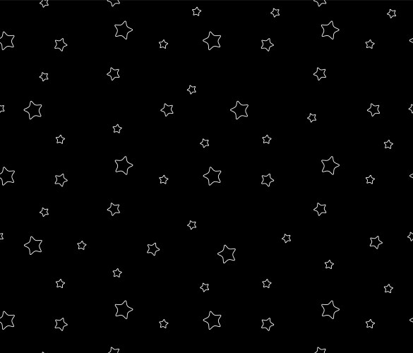Starry night seamless pattern Royalty Free Vector Image