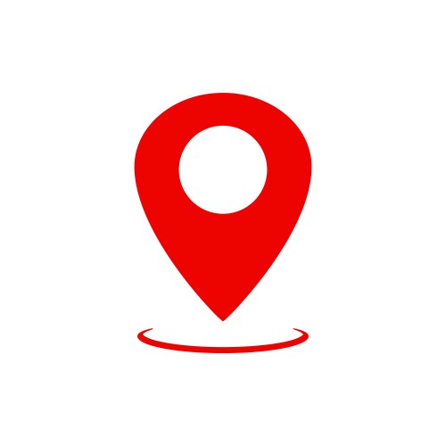 Map pointer geo pin location icon or geolocation vektorbild