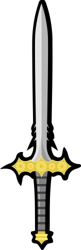 Sword tattoo Royalty Free Vector Image - VectorStock
