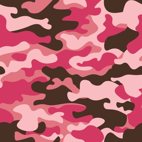 Camouflage seamless pattern in a black pink Vector Image