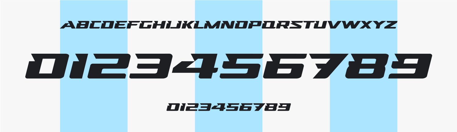 Racing Number Font Vector Images (over 4,600)