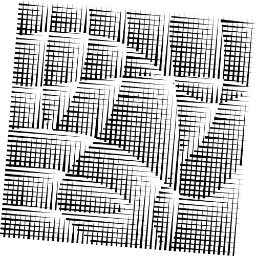 Grid mesh abstract geometric pattern segmented vector image