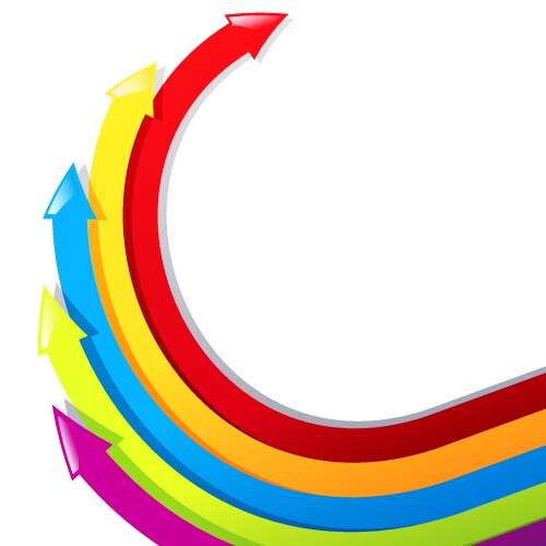 Abstract arrow background element design simple vector image