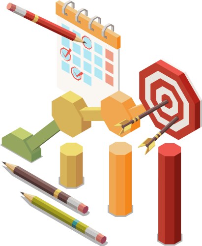 Marketing strategy icon vector image