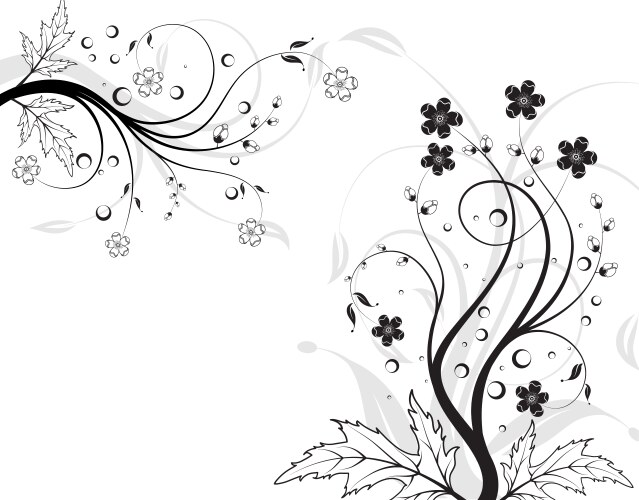 background-flower vector image