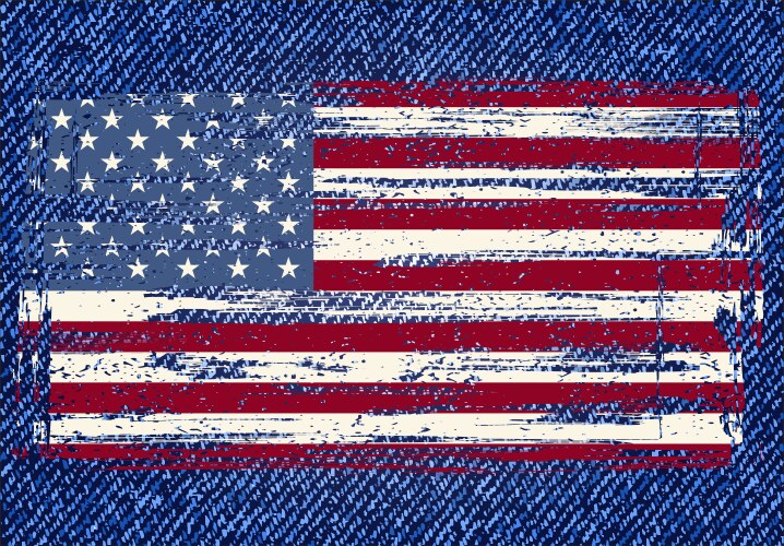 retro 4th of july poster