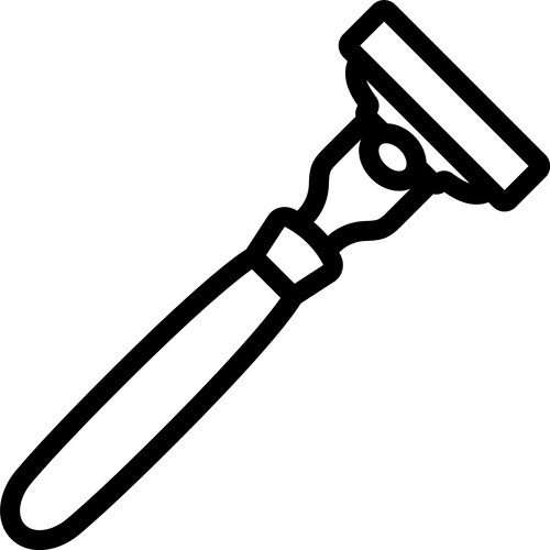 Safety razor icon Royalty Free Vector Image - VectorStock