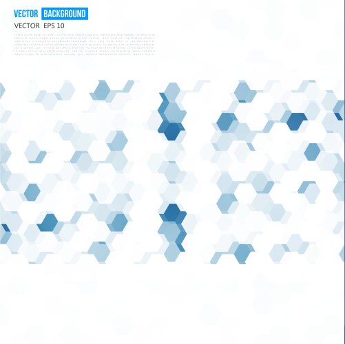Abstract color 3d hexagonal vector image