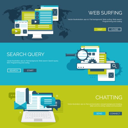 Coding & Web Development Backgrounds vektorbild