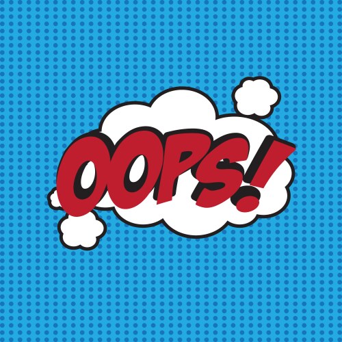 Abstract pop art object on a special background Vector Image