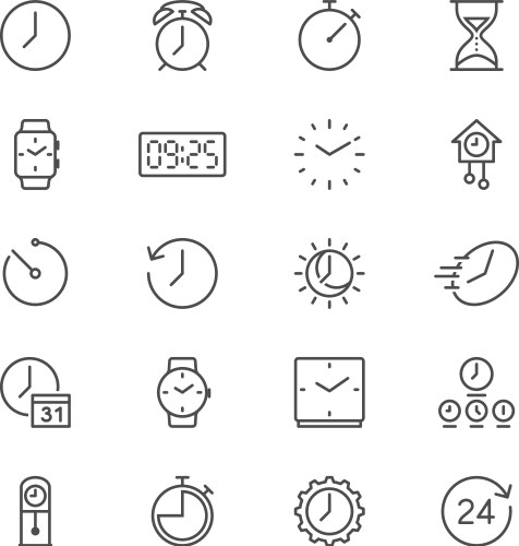 Time Clock Vector Images (over 300,000)