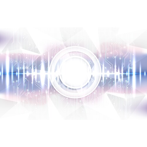 Digital Circuit Network Art Vector Image