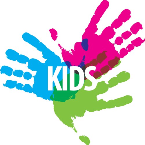 Logo kids Royalty Free Vector Image - VectorStock