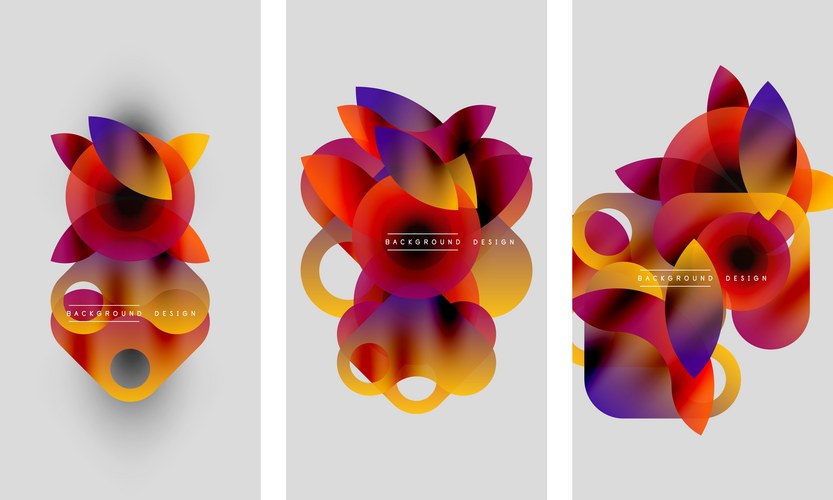 Circles and petals geometric beautiful abstract – Royalty-Free Vector ...