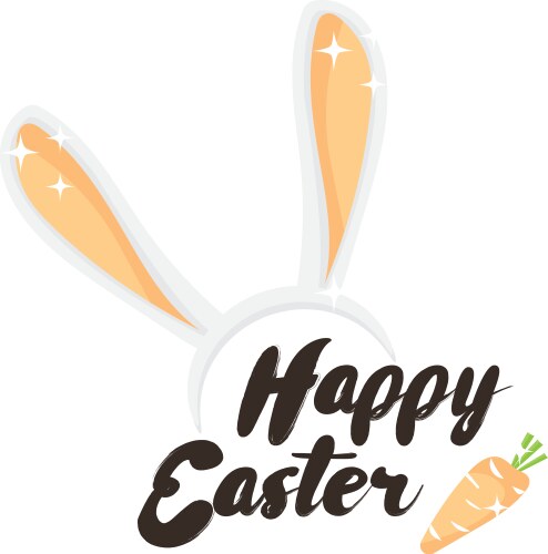 Easter Holiday Greeting Card Vector Image