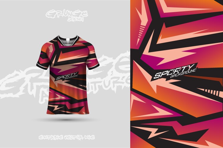 Sports jersey and tshirt template design Vector Image