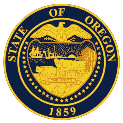 Oregon State Seal Vector Image