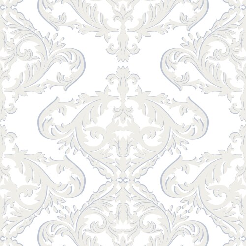 vintage baroque ornament pattern vector image