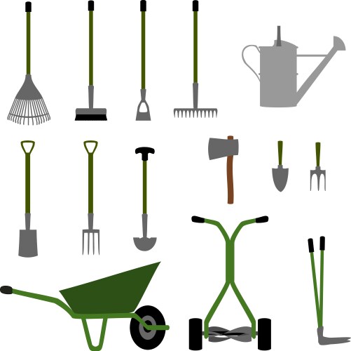 Tools for gardening Royalty Free Vector Image - VectorStock