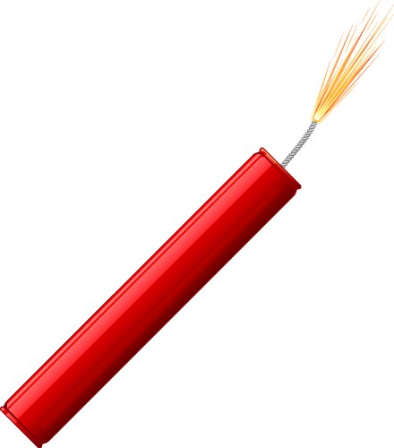 Stick of dynamite Royalty Free Vector Image - VectorStock