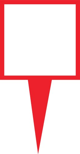 Map point location pin icon for mapping vector image