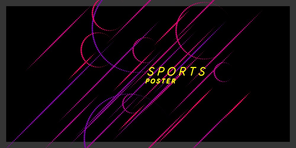 Abstract elements with dynamic lines sports vector image