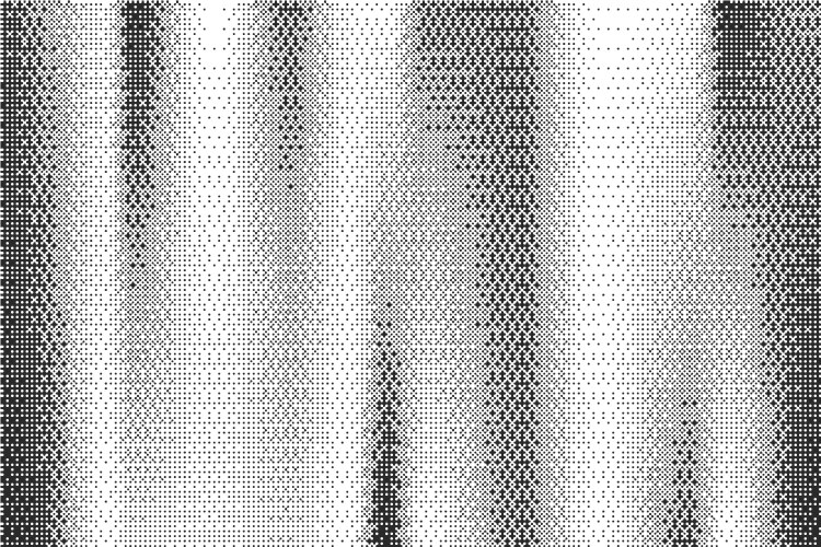 Striped bitmap pattern background with pixel vector image