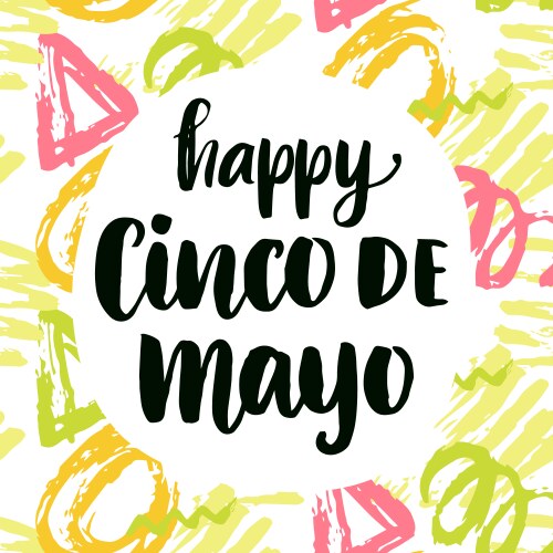 Cinco de Mayo Celebration Poster Vector Image