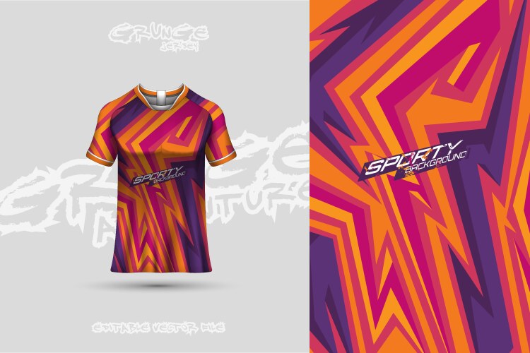 Sports jersey and tshirt template design Vector Image