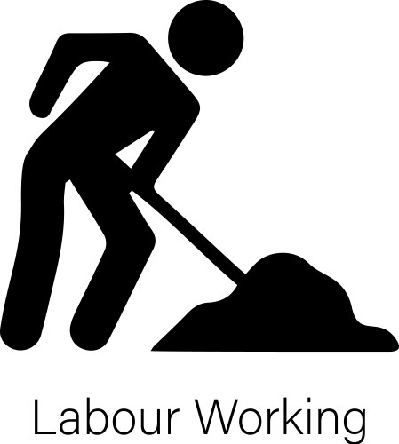 Forced labour Royalty Free Vector Image - VectorStock