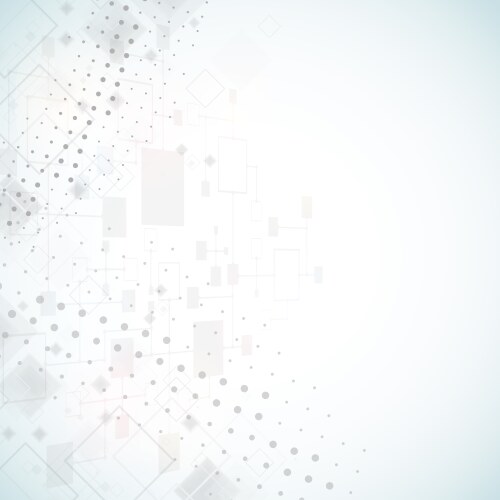 Abstract light gray background with dotted arrow Vector Image