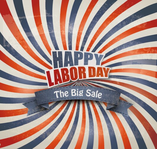 Labor Day Celebration Background Vector Image
